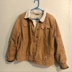 Carhartt Corduroy Sherpa Jacket in Tan